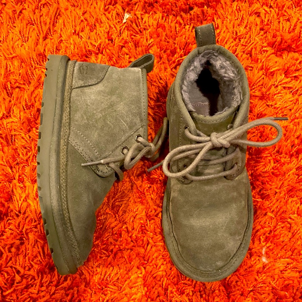 Olive Green Ugg Australia Booties Size 5